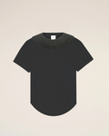 Pleated Ruff T-shirt _ブラック