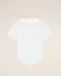 Pleated Ruff T-shirt _ホワイト