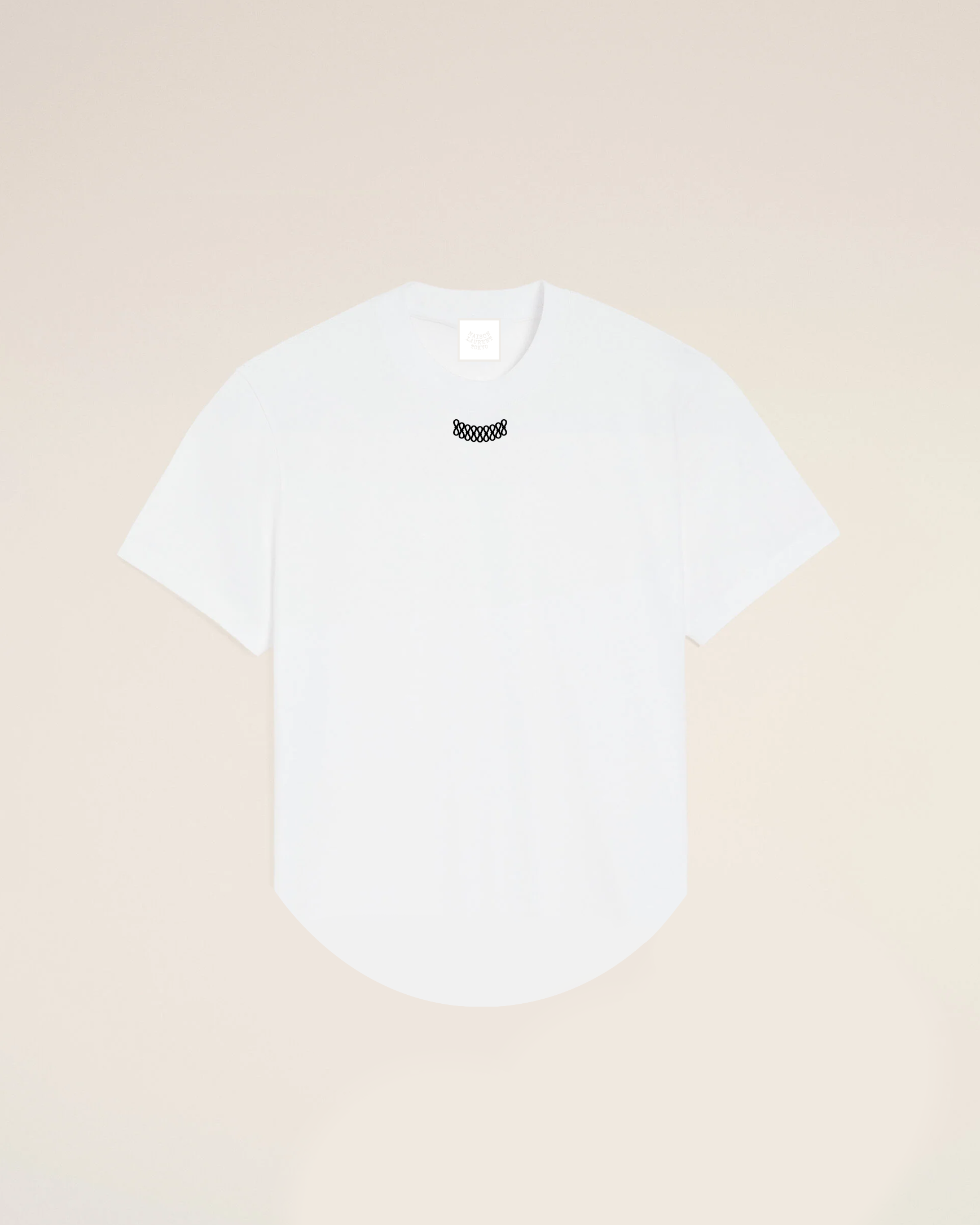 Embroidered T-shirt _ホワイト