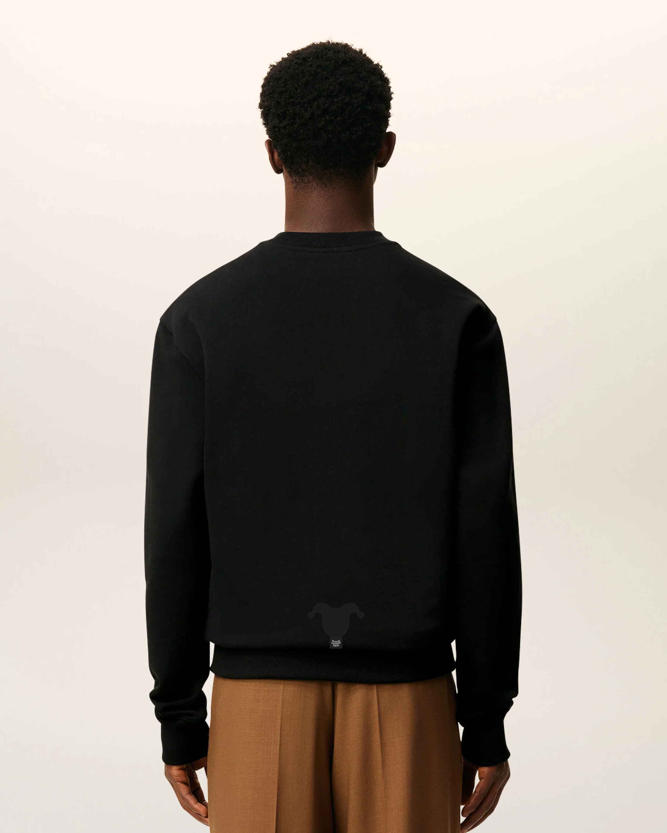 Embroidered Sweatshirt_ブラック
