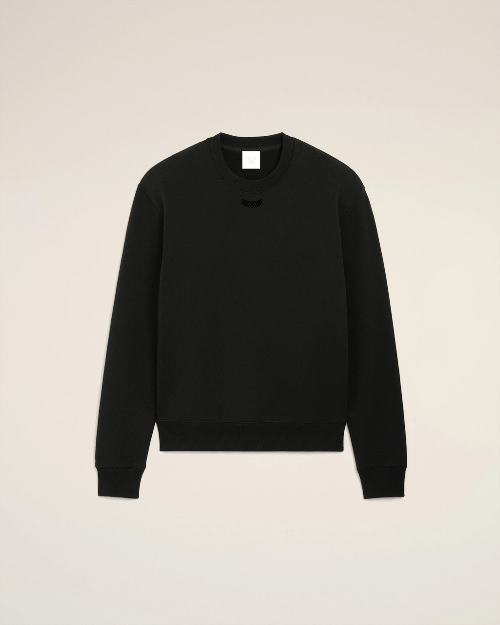 Embroidered Sweatshirt_ブラック