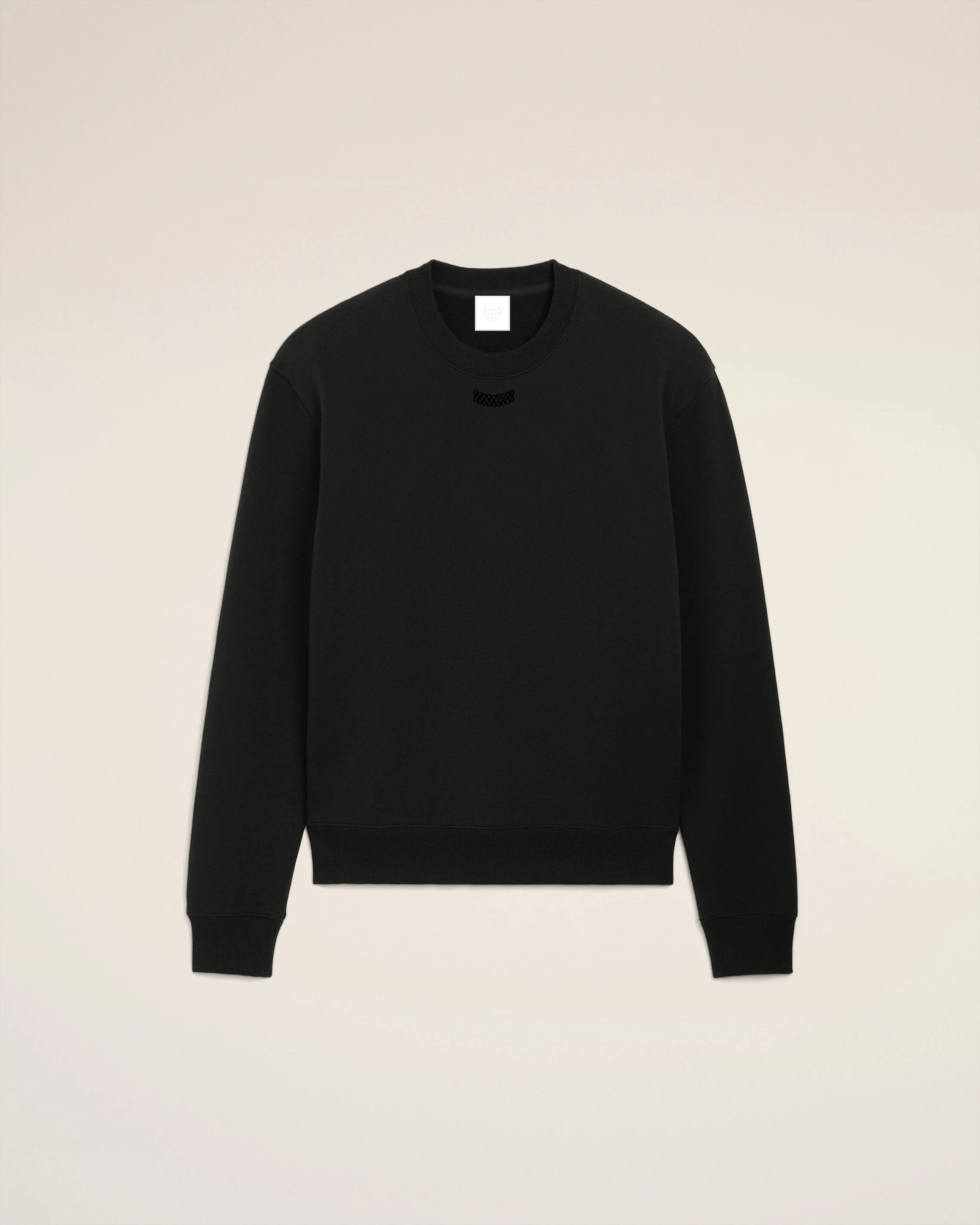 Embroidered Sweatshirt_ブラック