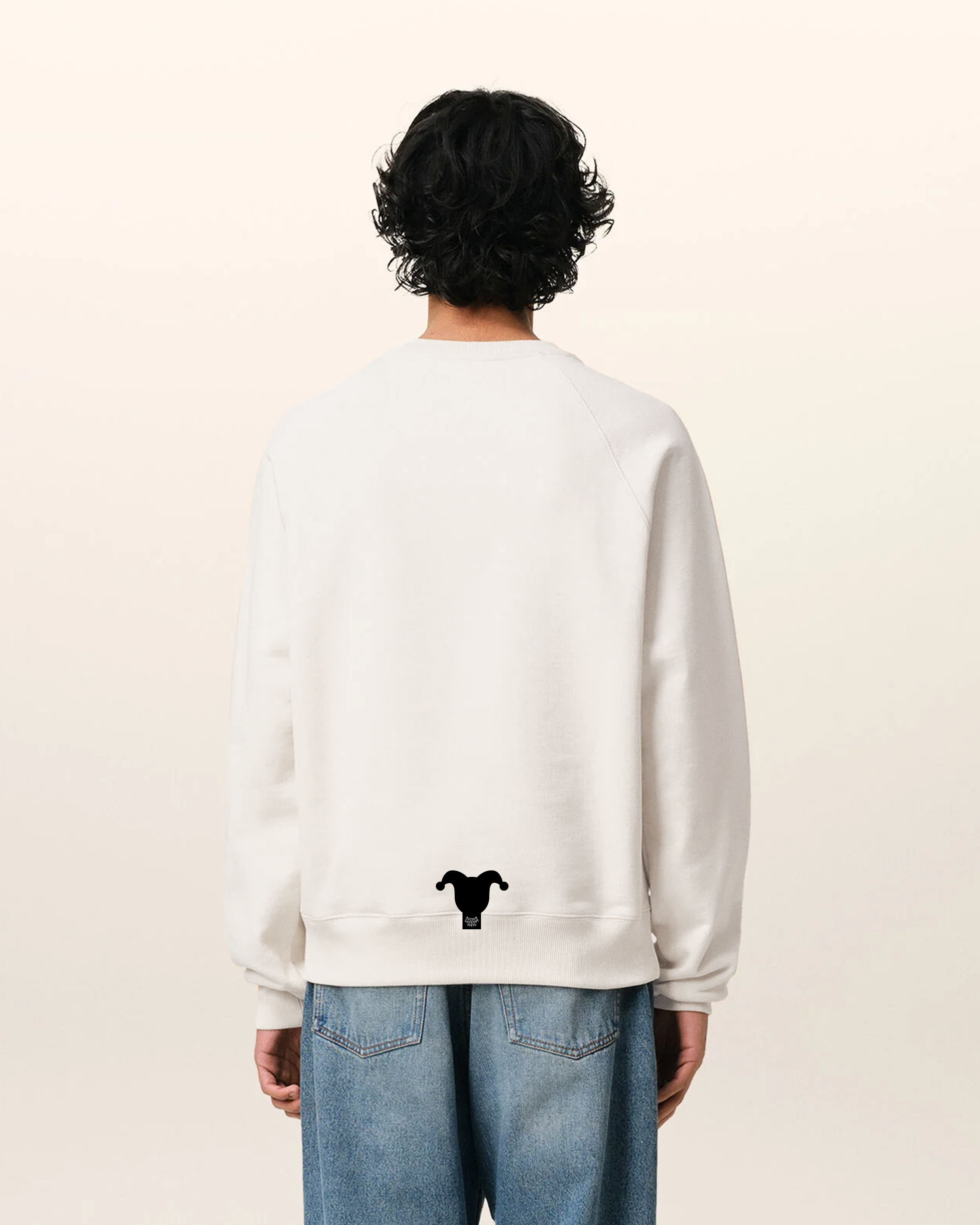 Embroidered Sweatshirt_ブラック