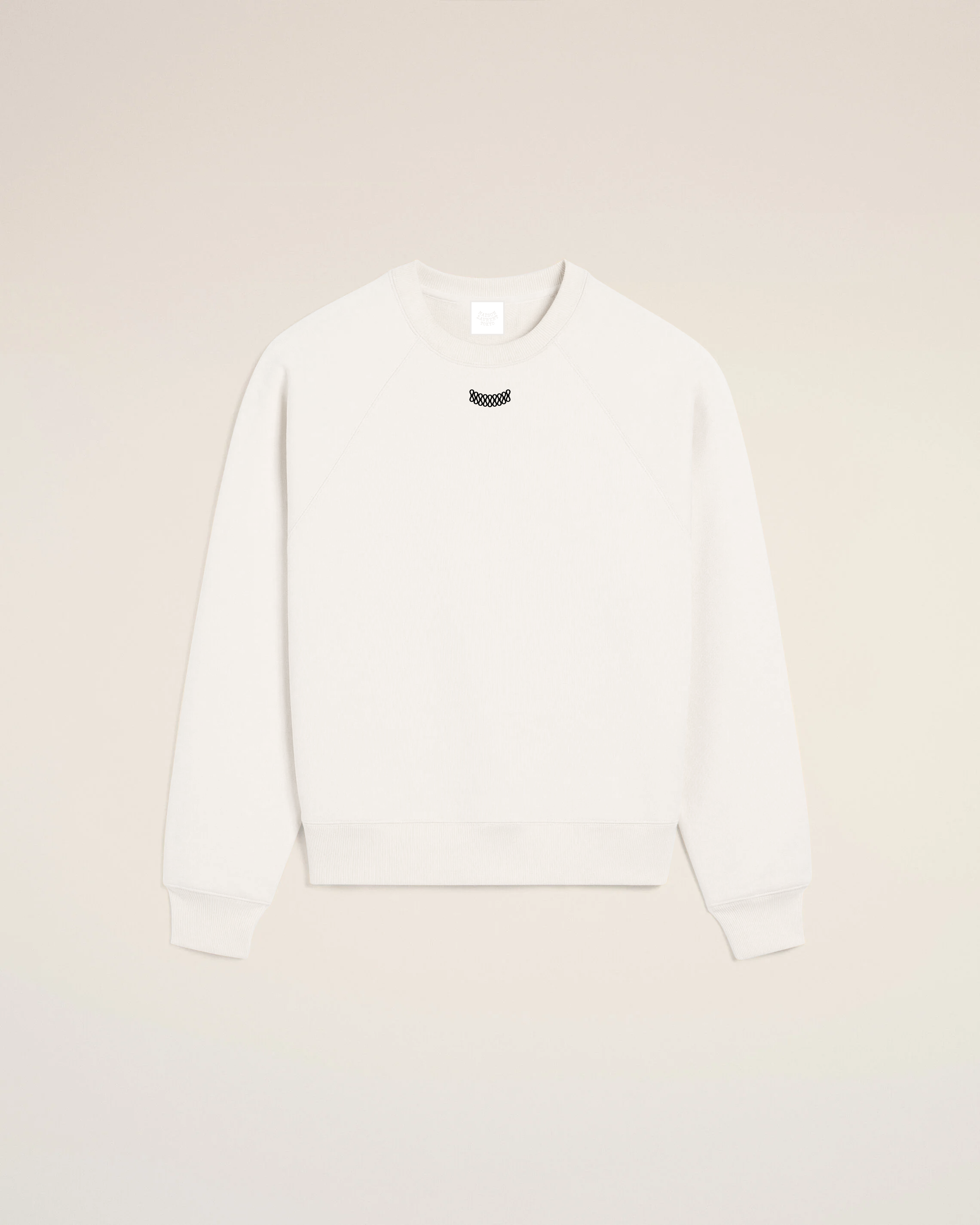 Embroidered Sweatshirt_ホワイト