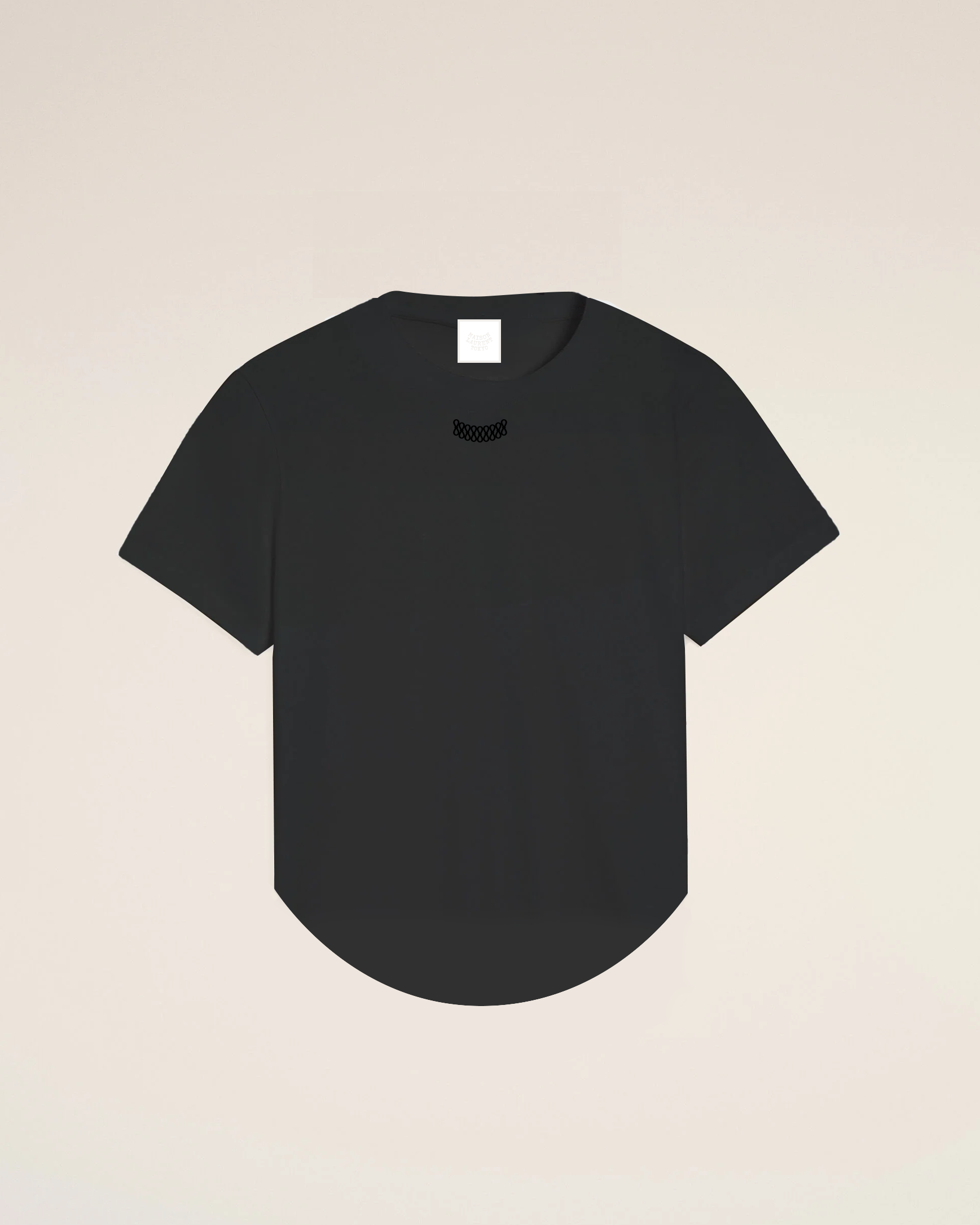 Embroidered T-shirt _ホワイト