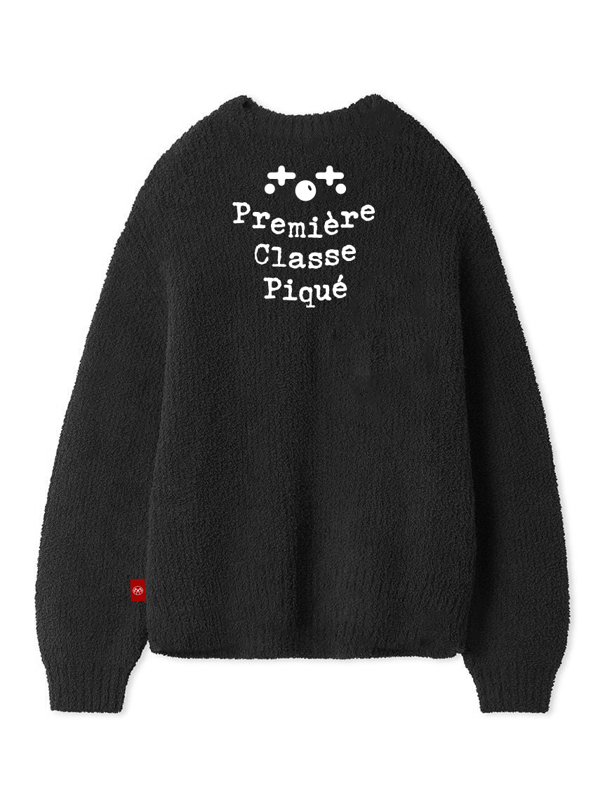 PQ_pique Cardigan_ブラック