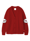 PQ_pique Cardigan_レッド