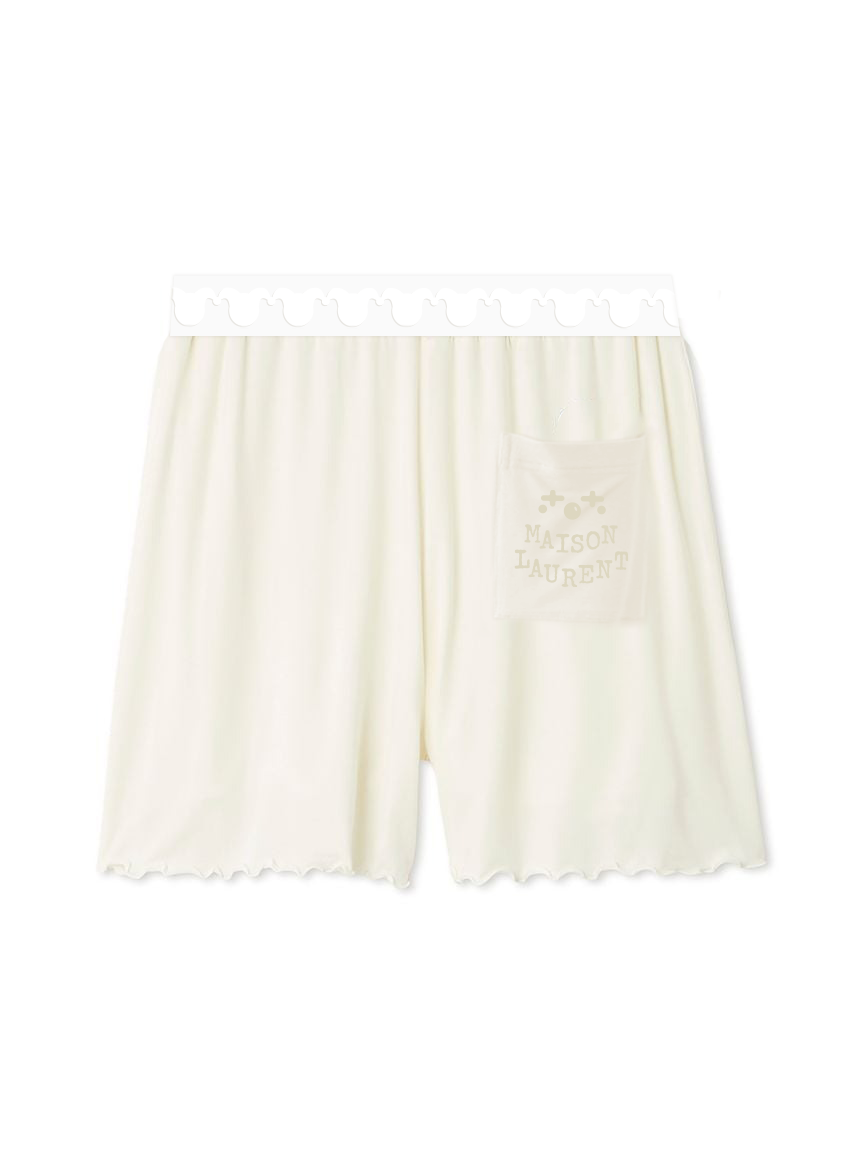 PQ_short pants_ホワイト
