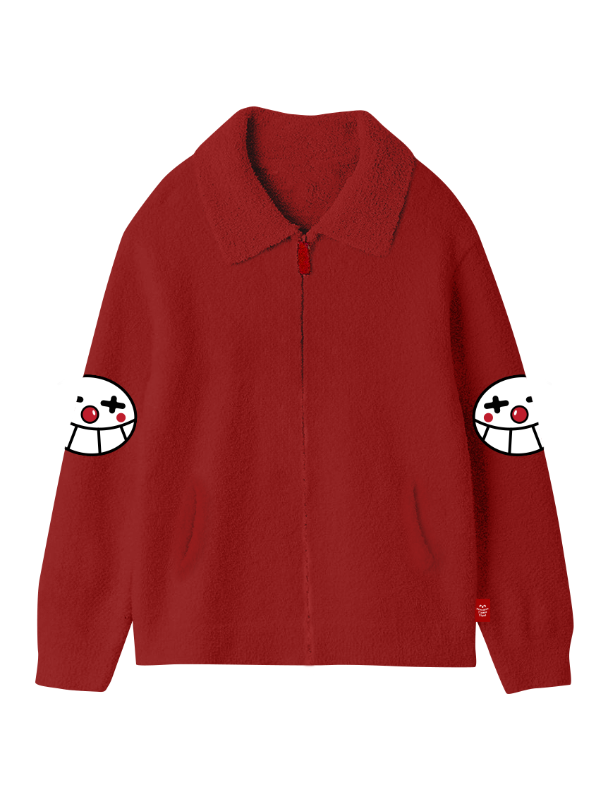 PQ_pique Zip up_グレー