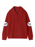 PQ_pique Zip up_レッド