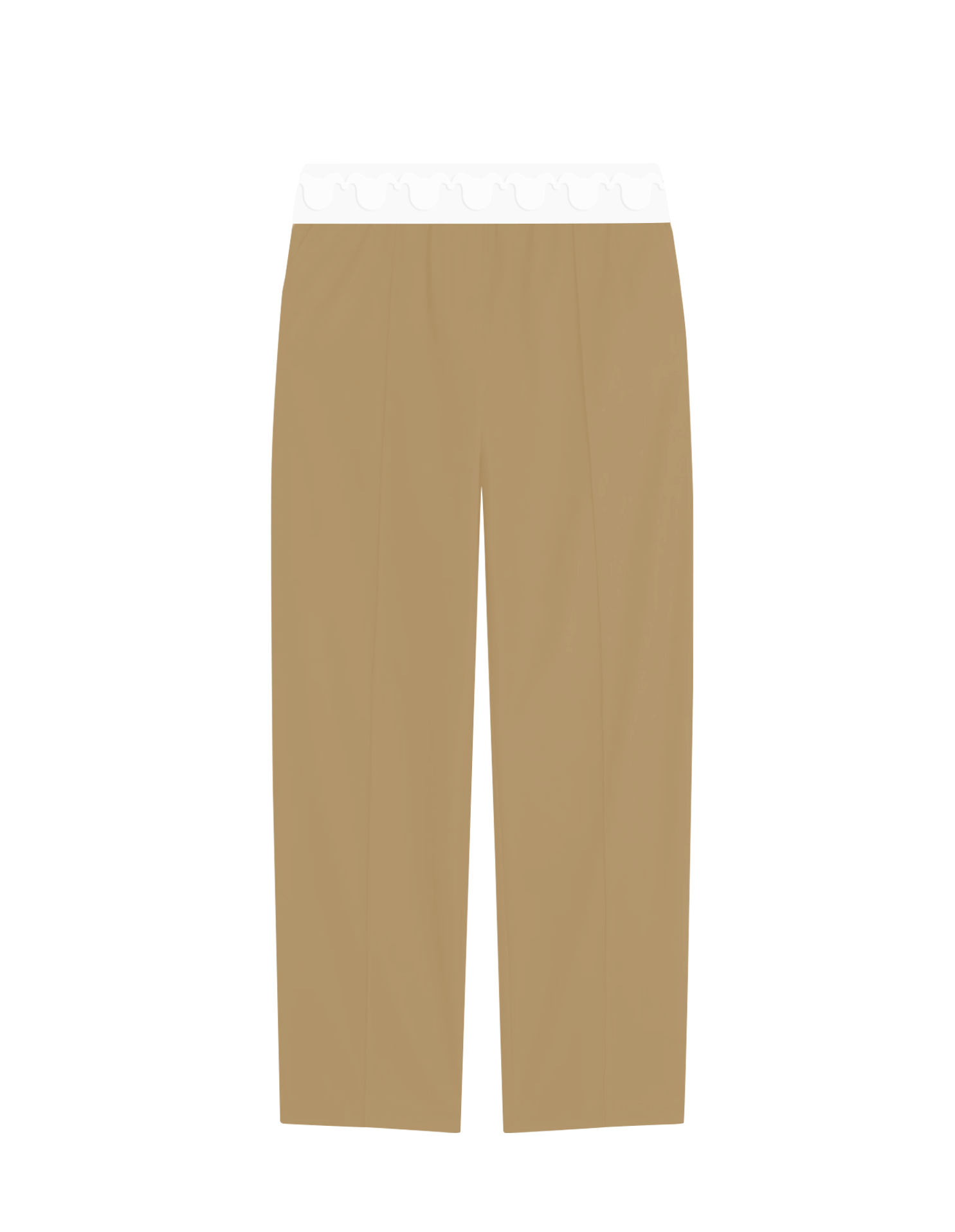 Band Cotton Pants (M)_ベージュ