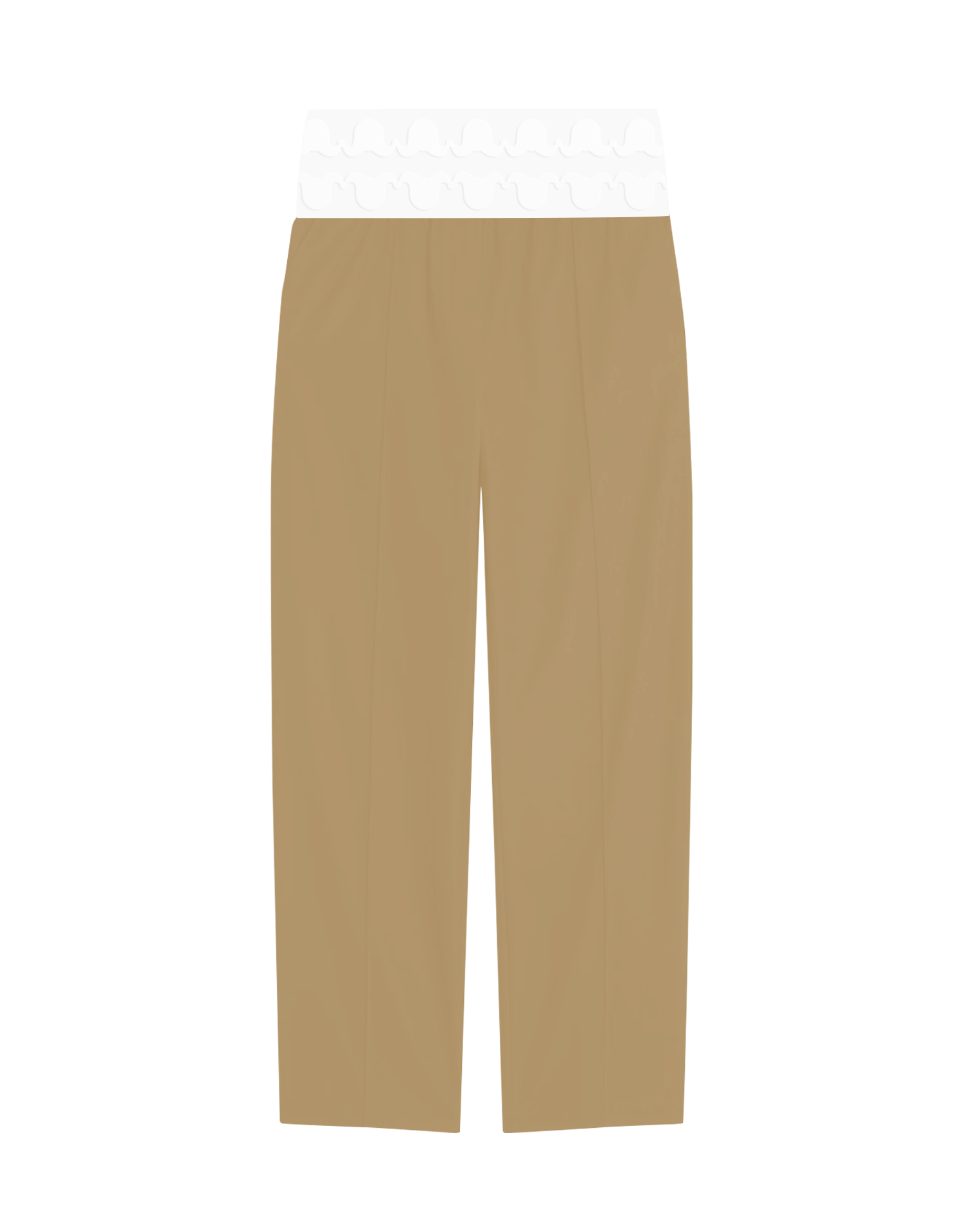 Band Cotton Pants (M)_ベージュ