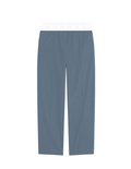 Band Cotton Pants (M)_ブルー
