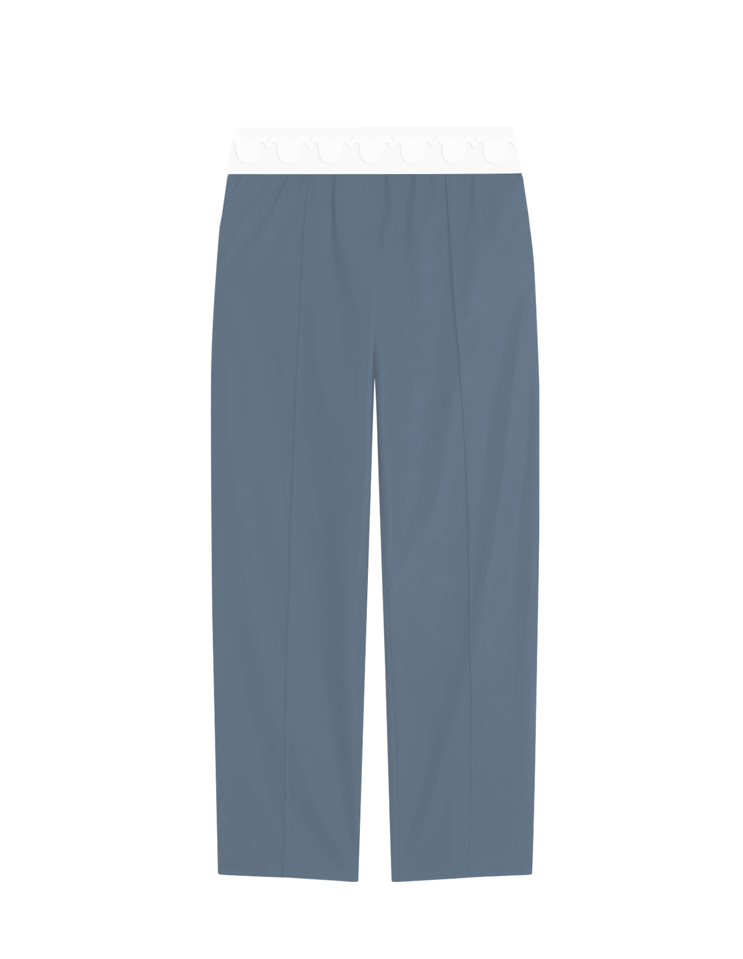 Band Cotton Pants (M)_ブルー