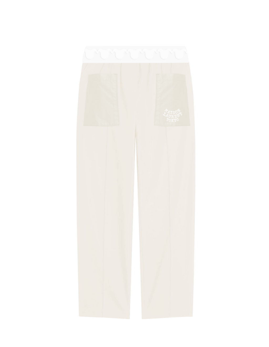 Band Cotton Pants (M)_ホワイト