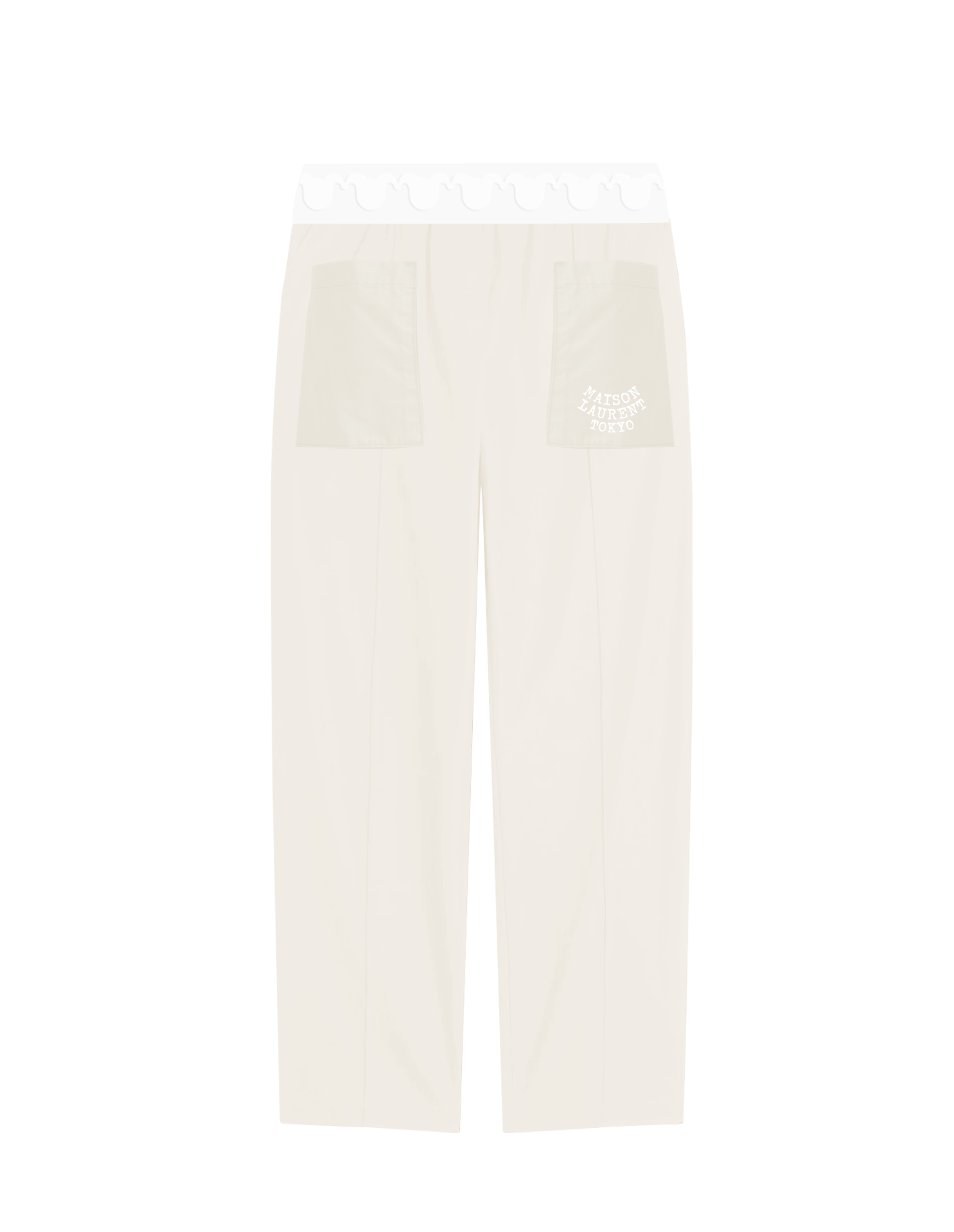 Band Cotton Pants (M)_ホワイト