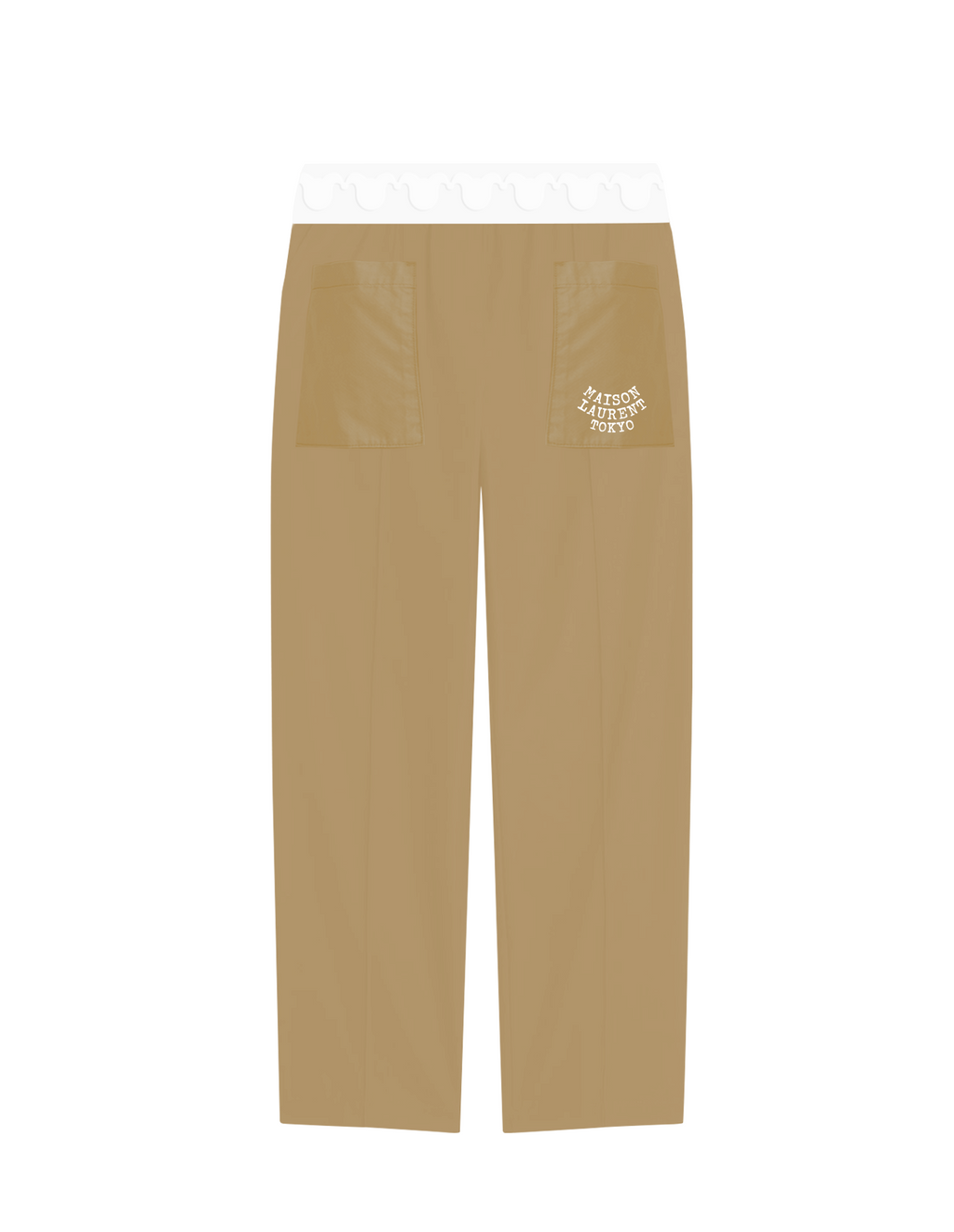 Band Cotton Pants (M)_ホワイト