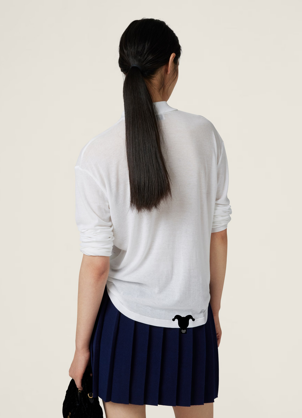 Jersey Polo Shirt_ホワイト