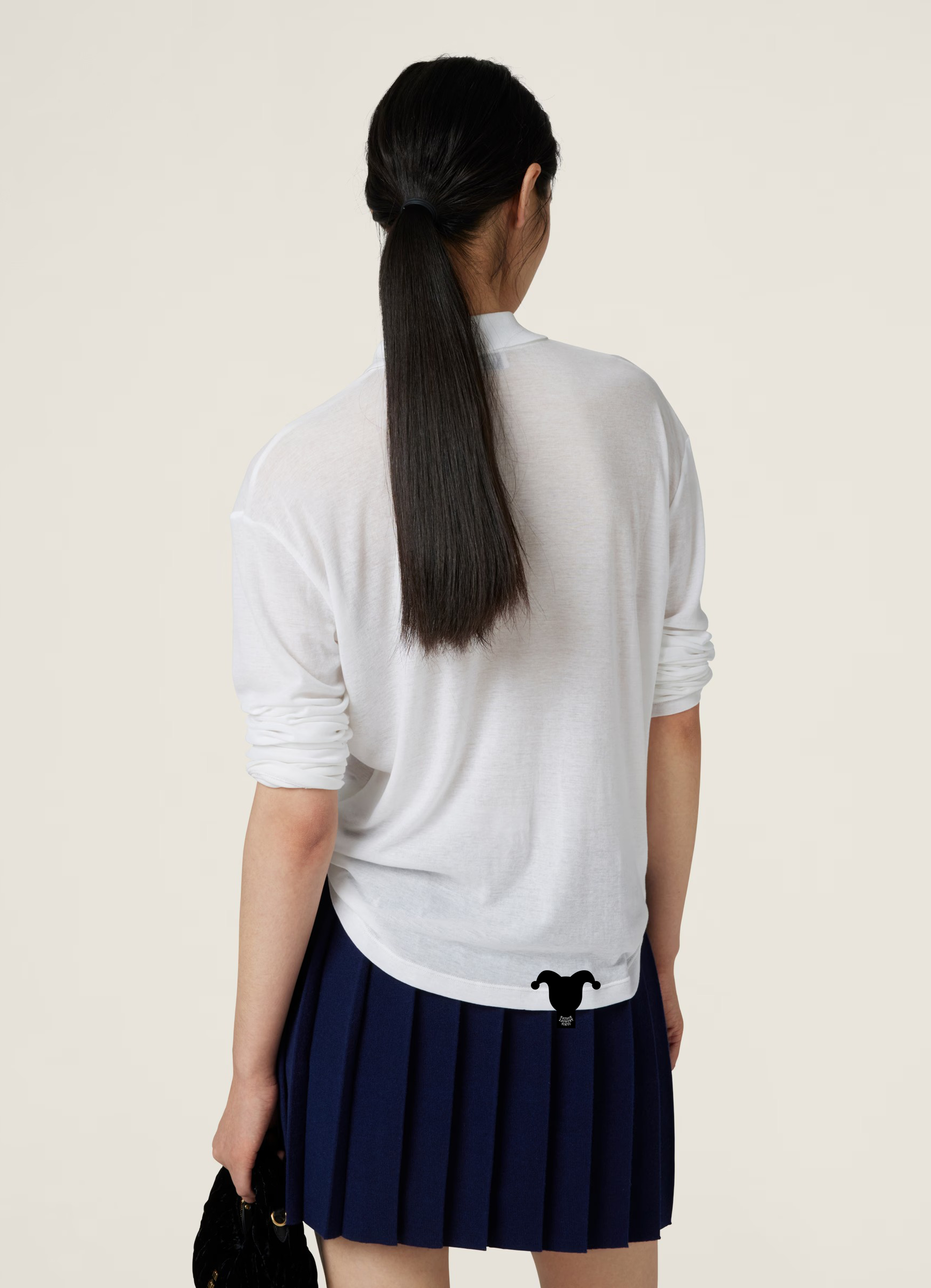 Jersey Polo Shirt_ホワイト