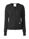 Maison Ruff Cardigan_ブラック