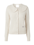 Maison Ruff Cardigan_ホワイト