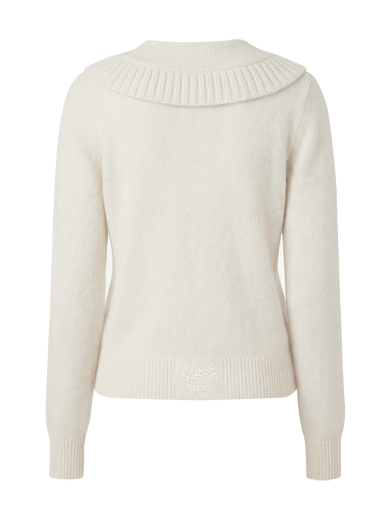 Maison Ruff Cardigan_レッド