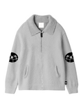 PQ_pique Zip up_グレー