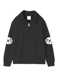 PQ_pique Zip up_ブラック