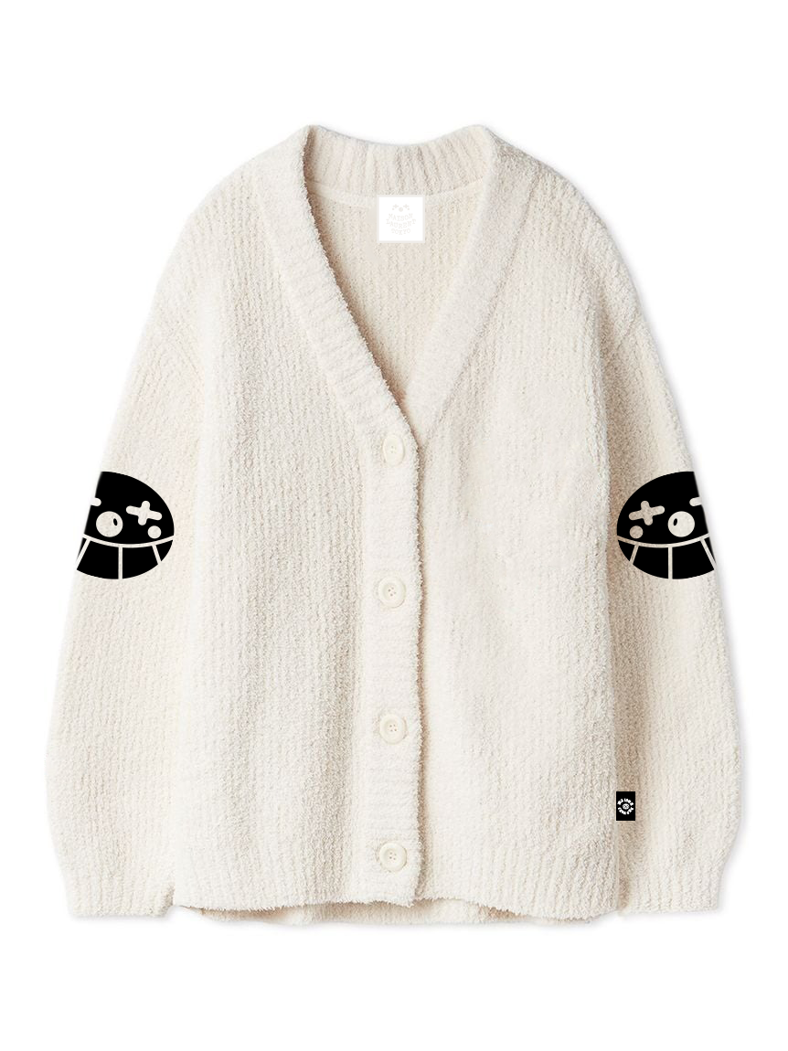 PQ_MLpique Cardigan_ブラック