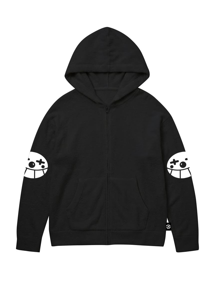 PQ_ML Zip-up hoodie_ブラック