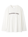 PQ doux Long T-shirt_ホワイト