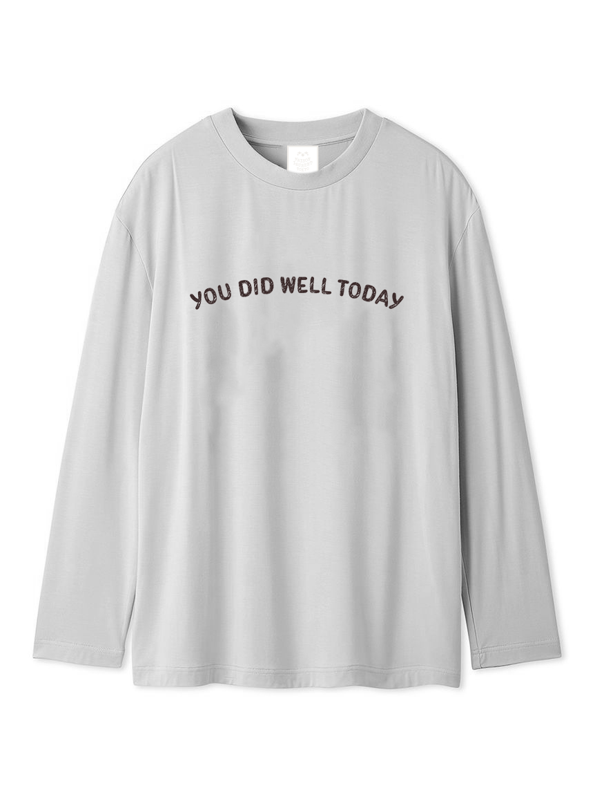 PQ doux Long T-shirt_グレー
