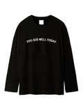 PQ doux Long T-shirt_ブラック