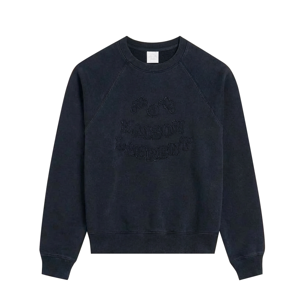 Appliqué Logo Sweatshirt_レッド