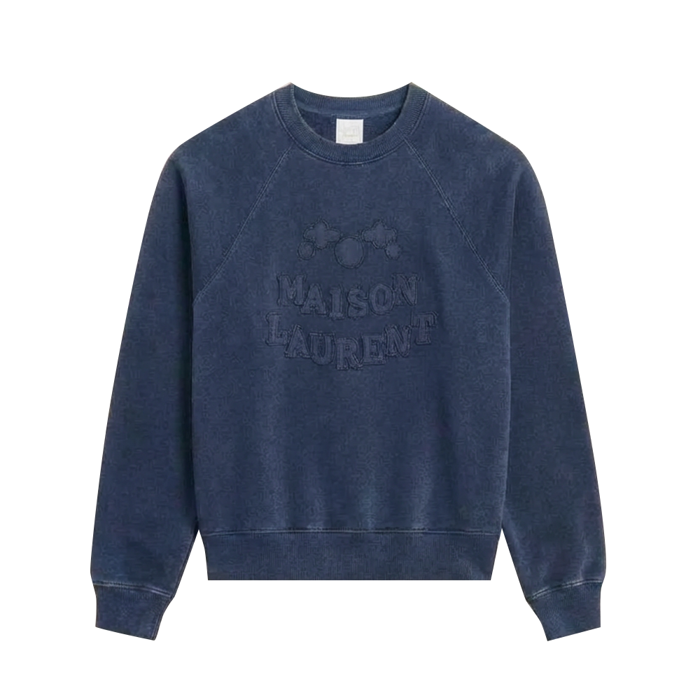 Appliqué Logo Sweatshirt_レッド