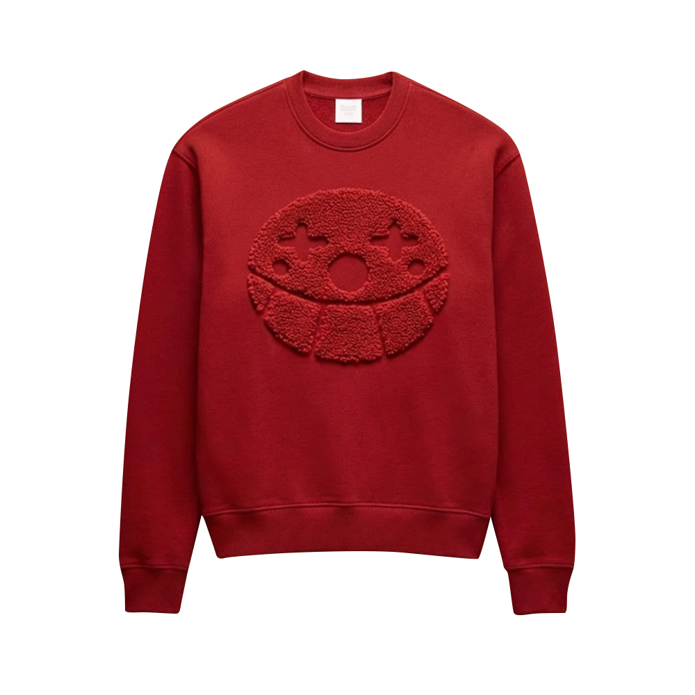 Bouclé Logo Sweatshirt_ピンク
