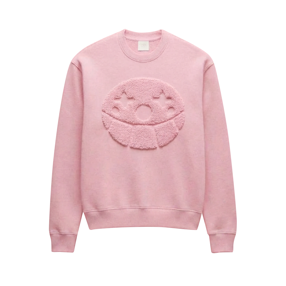Bouclé Logo Sweatshirt_ピンク