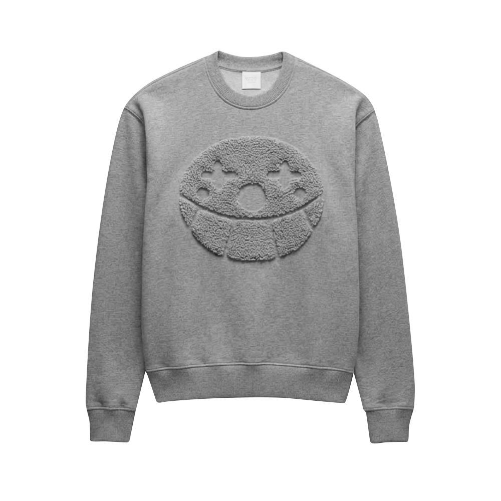 Bouclé Logo Sweatshirt_グレー