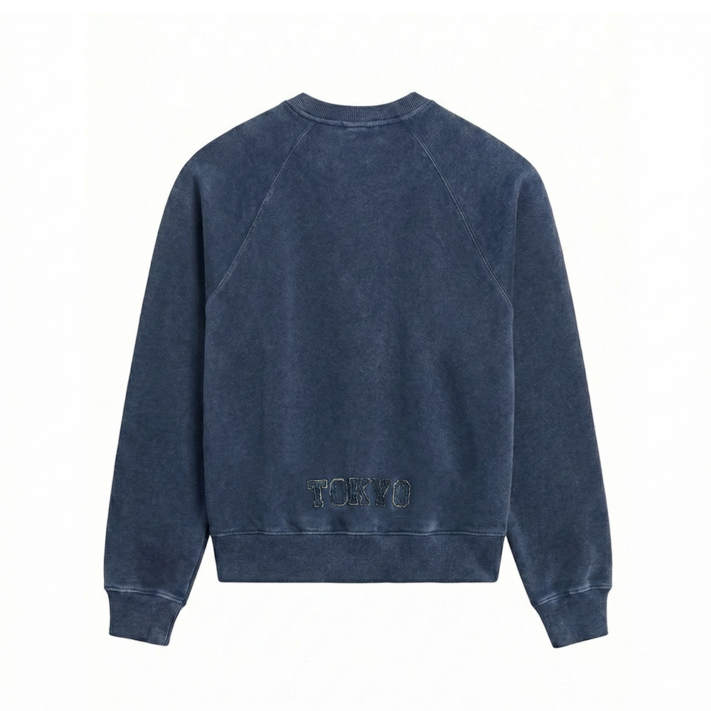 Appliqué Logo Sweatshirt_ネイビー