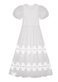 Airy Tulle Lace Dress_ホワイト