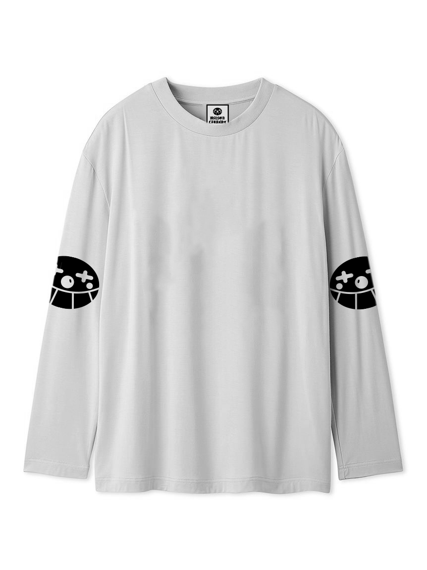 PQ doux ML Long T-shirt_グレー