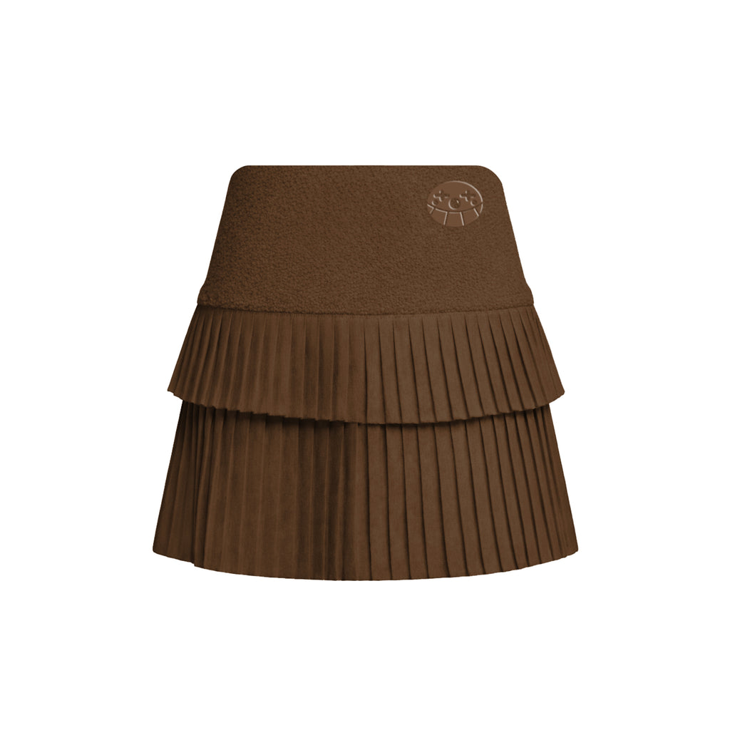 Borg Fleece Ruff Skirt_ホワイト