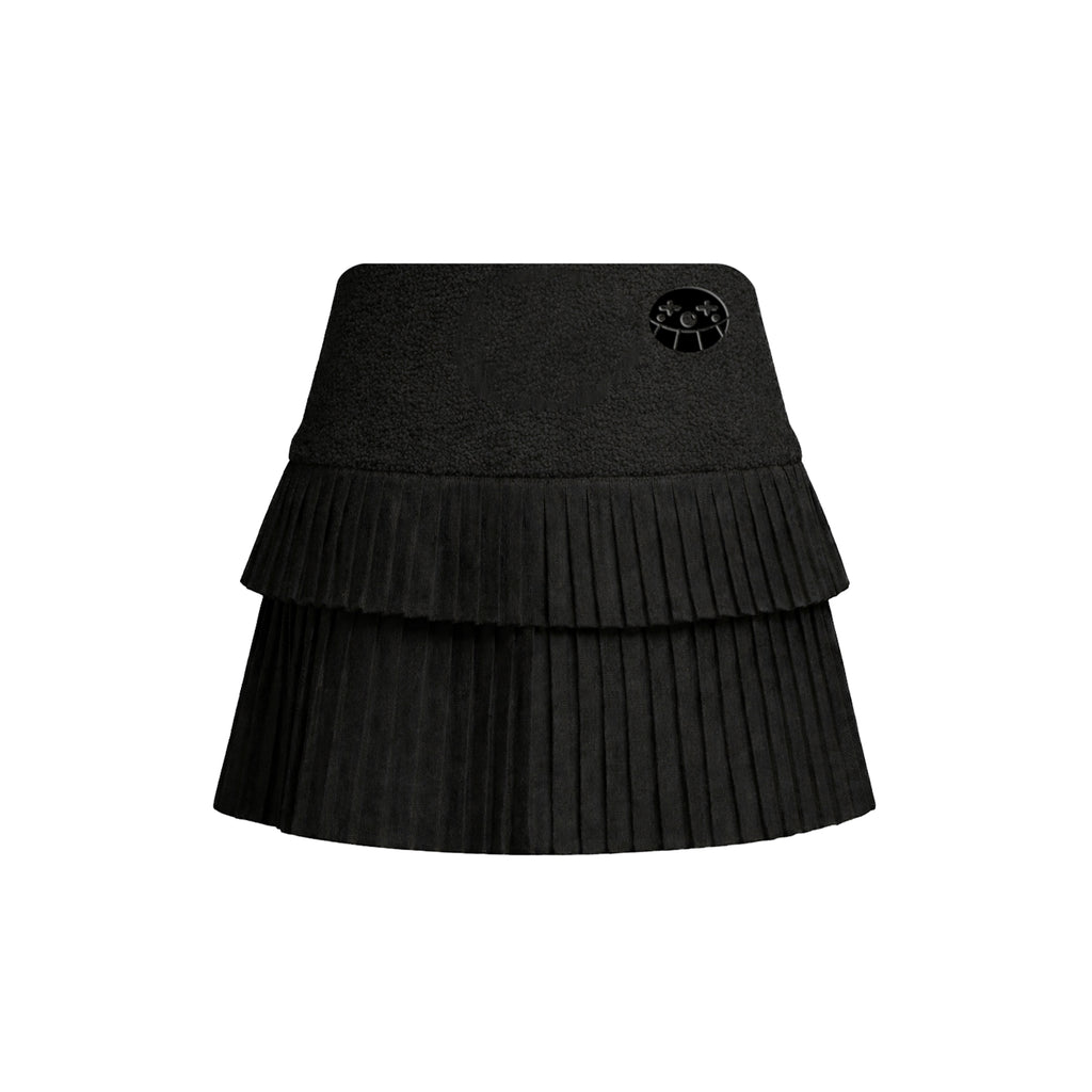 Borg Fleece Ruff Skirt_ホワイト