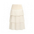 Borg Fleece Ruff Long Skirt_ホワイト