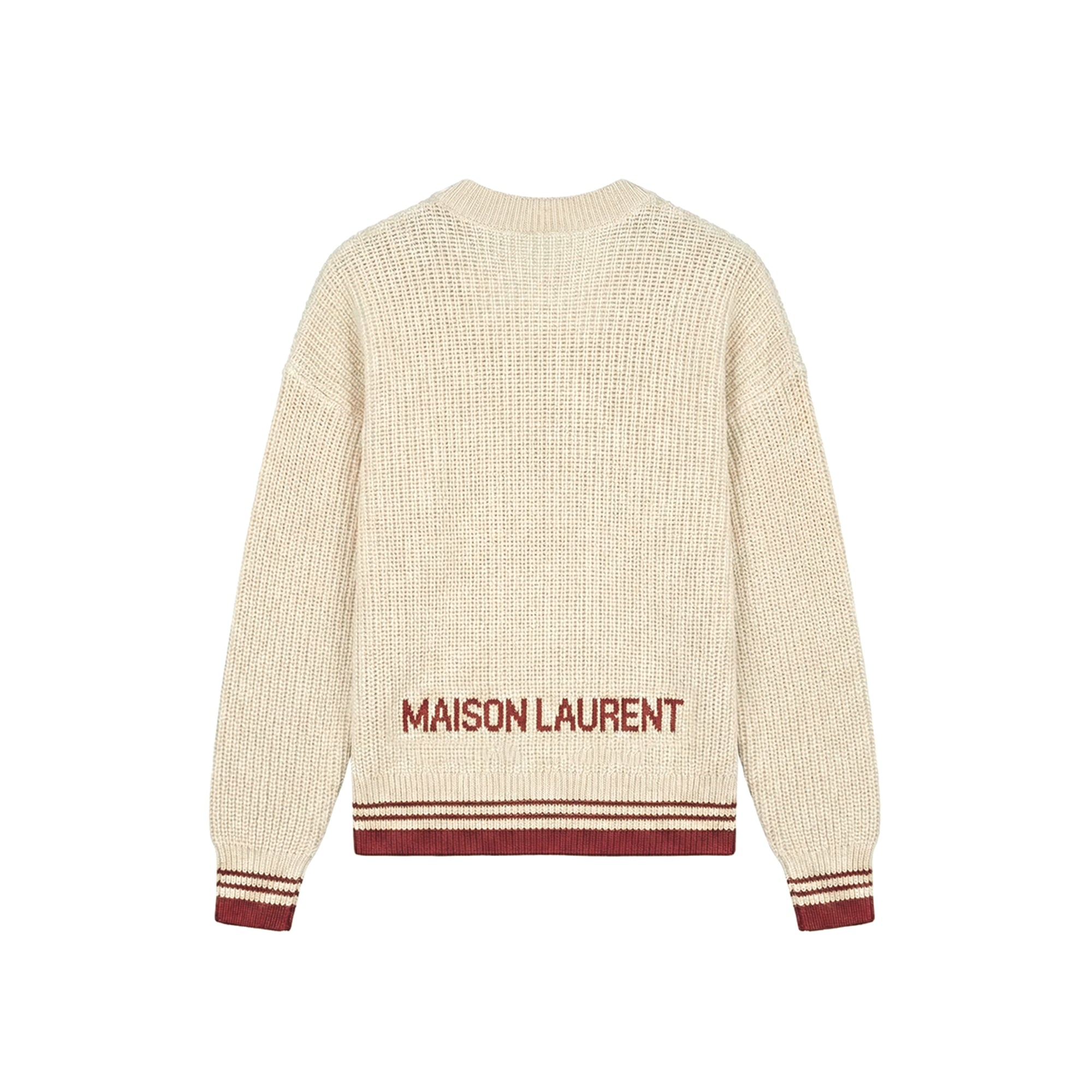 V-neck Knit_レッド