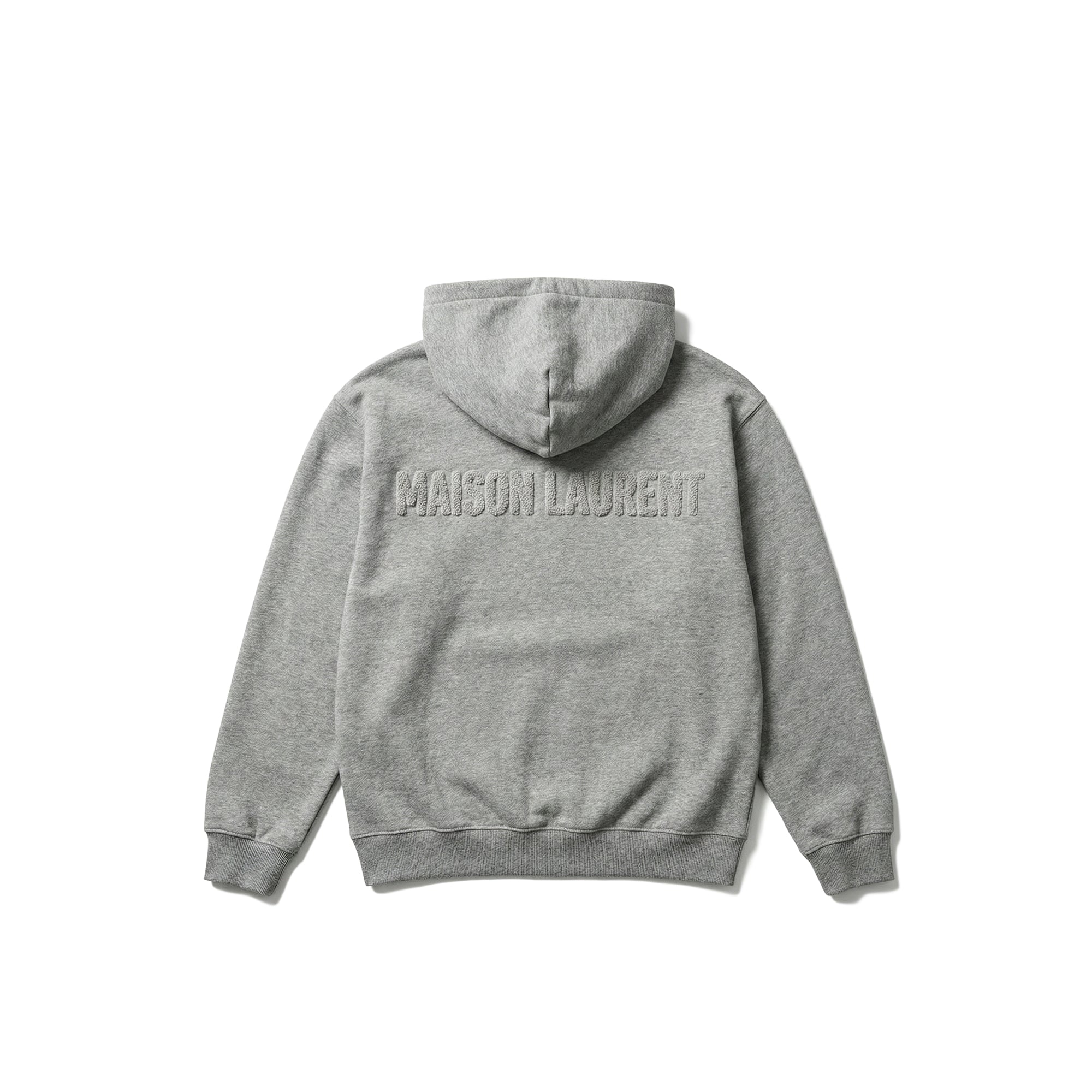 Mix Zip-up Hoodie_グレー