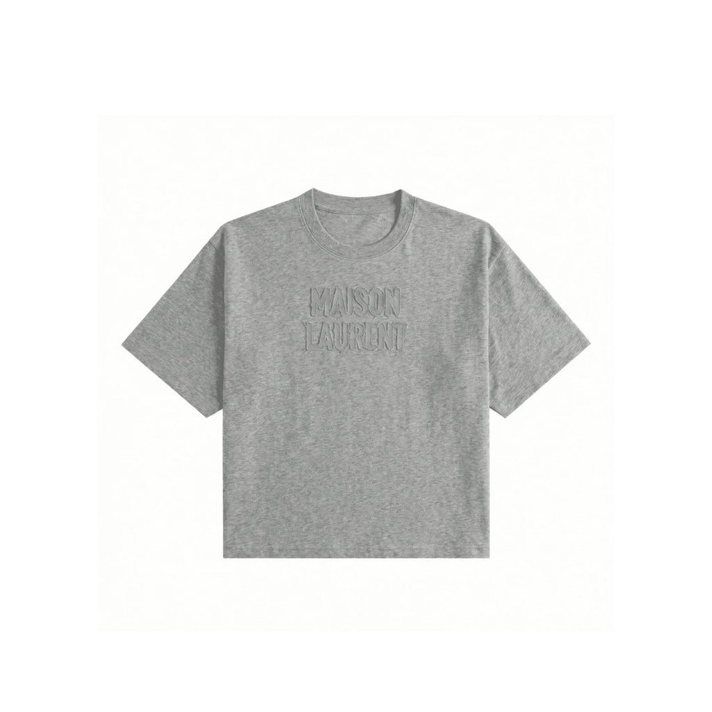Logo T-shirt (M)_グレー