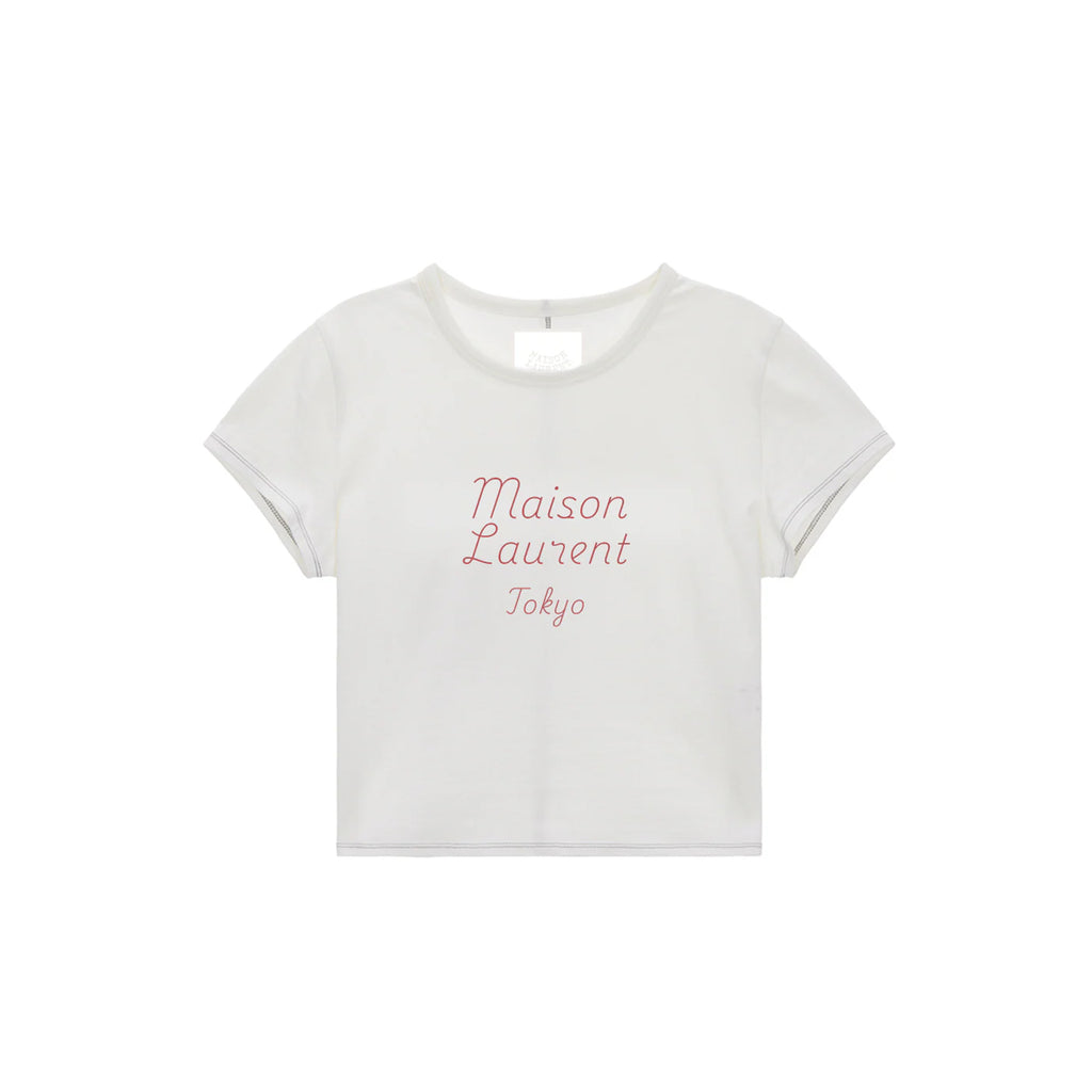 LOGO POINT T-shirt_ブラック