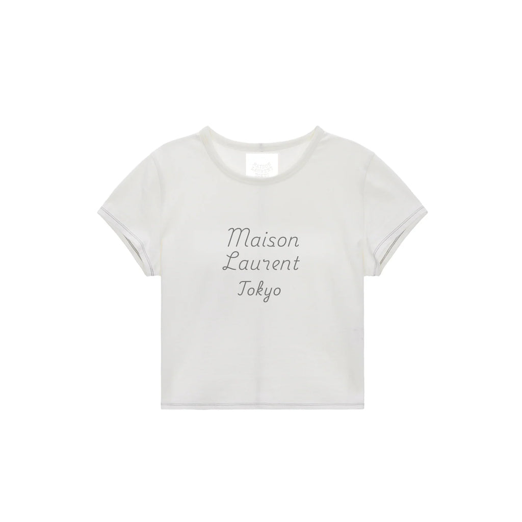 LOGO POINT T-shirt_ブラック