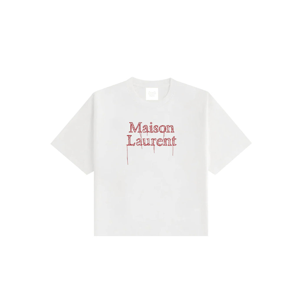 THREAD LOGO T-shirt_レッド